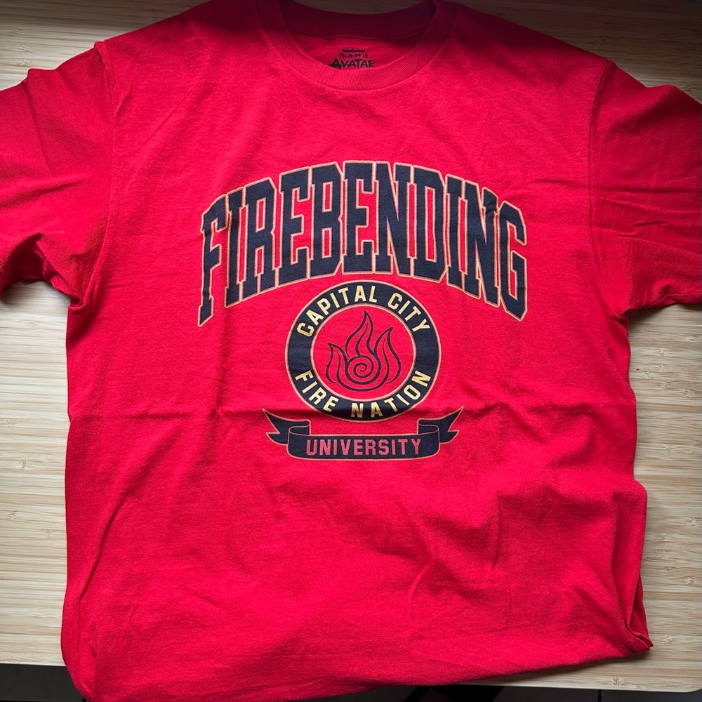 Fire bending shirt